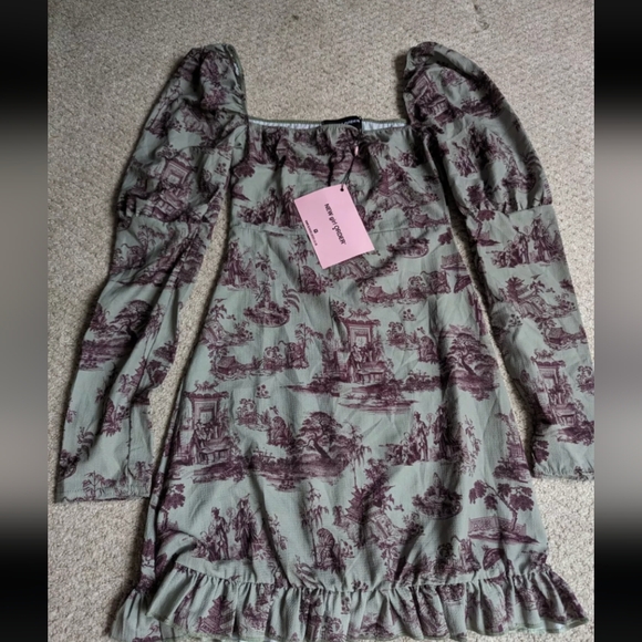 New Girl Order Wedgewood print dress, whimsigoth ,Y2K, size small - Picture 2 of 6